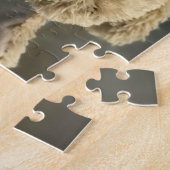 Cute Golden Retriever Dog met paasnieren Legpuzzel (Zijkant)