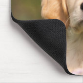 Cute Golden Retriever Dog Puppy Portrait Muismat (Hoek)