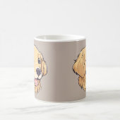 Cute Golden Retriever Koffiemok (Center)