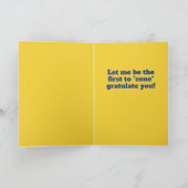 Cute Golden Retriever met kone-kone-grangen Kaart (Binnen)