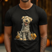 Cute Golden Retriever Mummy T-shirt