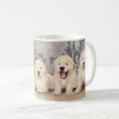 Cute Golden Retriever Puppy Dog Koffiemok (Voorkant rechts)