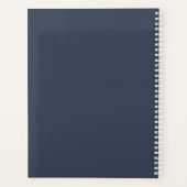 Cute Golden Retriever Puppy Dog Persoonlijke naam Planner (Achterkant)