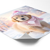 Cute Golden Retriever Puppy Poster (Hoek)