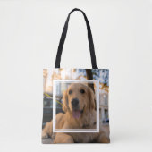 Cute Golden Retriever Tote Bag (Voorkant)