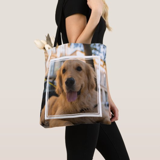 Cute Golden Retriever Tote Bag (Dichtbij)