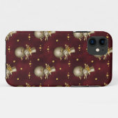 Cute Golden Snowman Case-Mate iPhone Case (Achterkant (horizontaal))