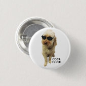 Cute GoldenDoodle Ronde Button 3,2 Cm (Voorkant /achterkant)