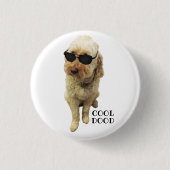 Cute GoldenDoodle Ronde Button 3,2 Cm (Voorkant)