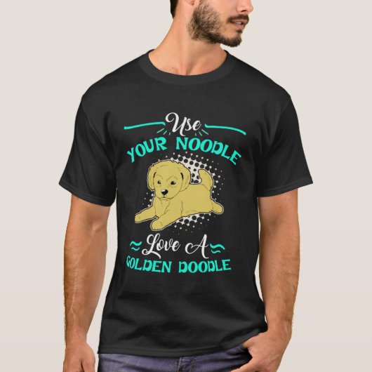 Cute Goldendoodle Womens Love A Golden Doodle T-shirt (Voorkant)