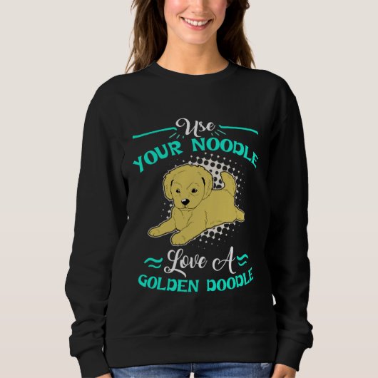 Cute Goldendoodle Womens Love A Golden Doodle Trui (Voorkant)