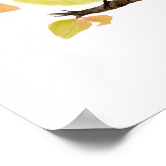 Cute Goldfinch Bird Poster Print (Hoek)