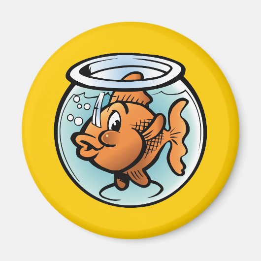 Cute Goldfish Magneet (Voorkant)