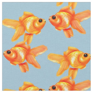 Cute Goldfish Stof