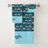 Cute Goldfish Towel Bad Handdoek (Insitu)