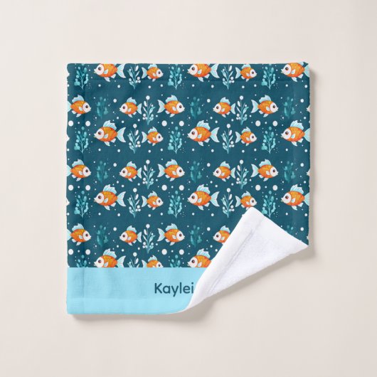 Cute Goldfish Towel Bad Handdoek (Wasdoekje)