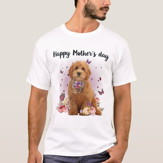 Cute Goldodenle Ma Flower Happy Moederdag Lo T-shirt (Voorkant)