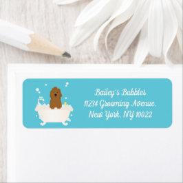 Cute Goldoedle Bubble Bath Etiket