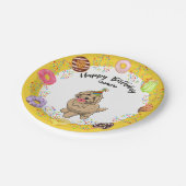 Cute Goldoedle Dog Birthday Party Paper Bord (Gekanteld)