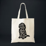 Cute Goldoedle Labradoodle Canvas tas<br><div class="desc">Cute Goldoedle Labradoodle Canvas tas - Je hebt alleen liefde en een raadsel nodig</div>