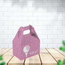 Cute Golf Ball Dank je roze