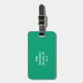 Cute Golf Balls & T - shirts Pattern Bagagelabel (Voorkant verticaal)