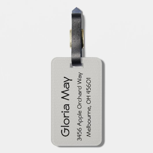 Cute Golf Cart Bagagelabel (Achterkant verticaal)