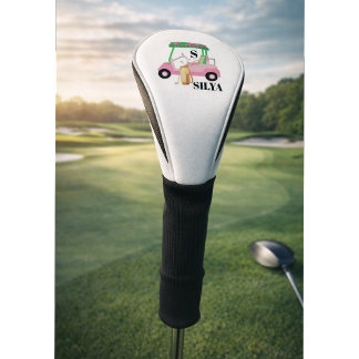 Cute Golf Cart – Minimal Summer Golfheadcover