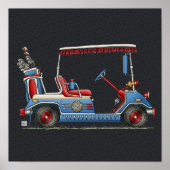 Cute Golf Cart Poster (Voorkant)
