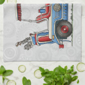 Cute Golf Cart Theedoek (Gevouwen)