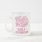 Cute Golf Instructor Matglas Koffiemok (Links)