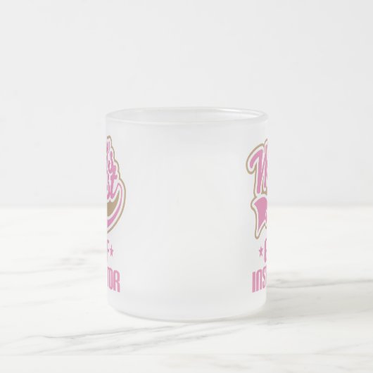 Cute Golf Instructor Matglas Koffiemok (Center)