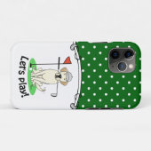 Cute Golf Yellow Labrador Retriever Dog Case-Mate iPhone Case (Achterkant (horizontaal))