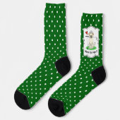 Cute Golf Yellow Labrador Retriever Dog Sokken (Links)