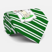 Cute Golf Yellow Labrador Retriever Dog Stropdas (Opgerold)