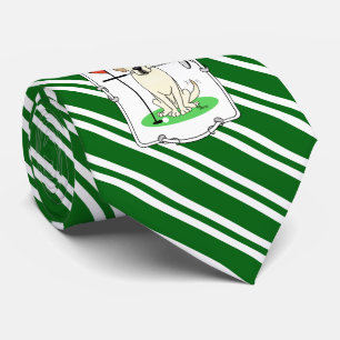 Cute Golf Yellow Labrador Retriever Dog Stropdas