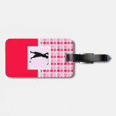 Cute  Golfer Bagagelabel (Achterkant horizontaal)