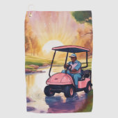 Cute Golfhanddoek (Voorkant)