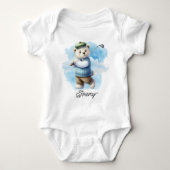Cute Golfing Teddy Bear Romper (Voorkant)