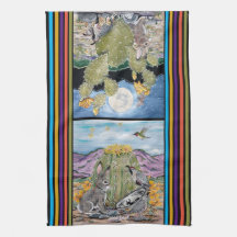 Cute Good Day Night Southwest Animal Desert Cactus