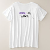 Cute Good Witch T-Shirt (Design achterkant)