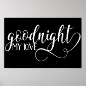 Cute Goodnight My Love Poster (Voorkant)