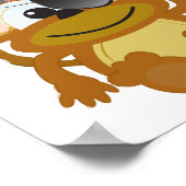 Cute Goofkins aap pirate Poster (Hoek)