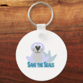Cute Goofkins bewaart de zegels Sleutelhanger (Voorkant)