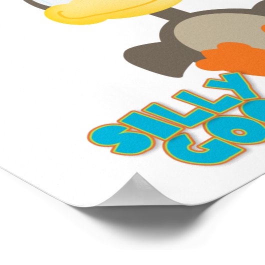 Cute Goofkins gekke gans Poster (Hoek)