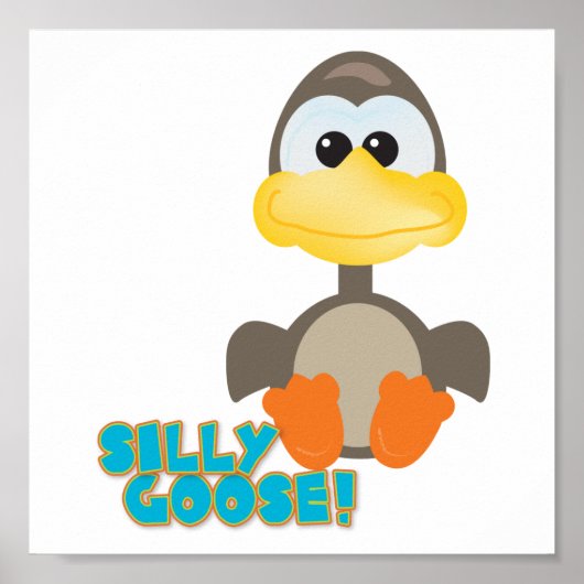 Cute Goofkins gekke gans Poster (Voorkant)
