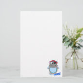 Cute Goofkins hippo pirate Briefpapier (Staand voorkant)