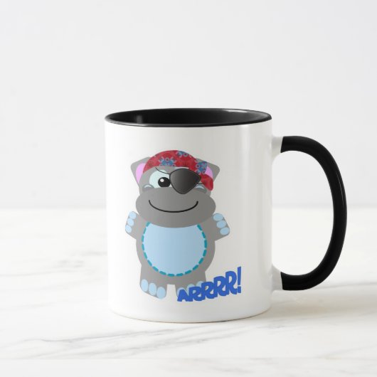 Cute Goofkins hippo pirate Mok (Rechts)