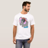 Cute Goofkins-olifantenpirate T-shirt (Voorkant volledig)