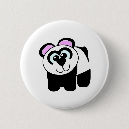 Cute Goofkins panda Ronde Button 5,7 Cm (Voorkant)